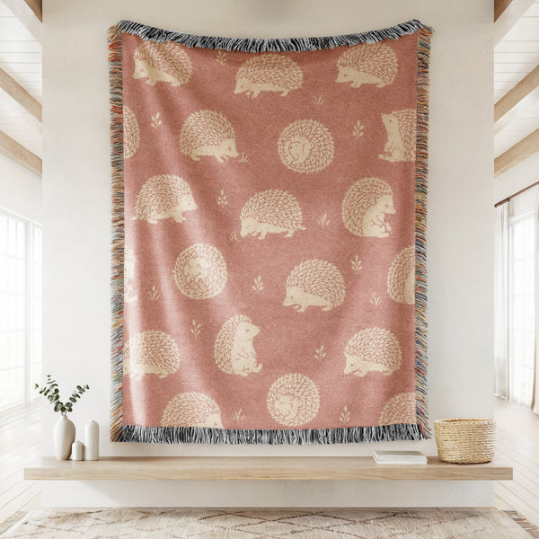 Rosewood Hedgehog Blanket