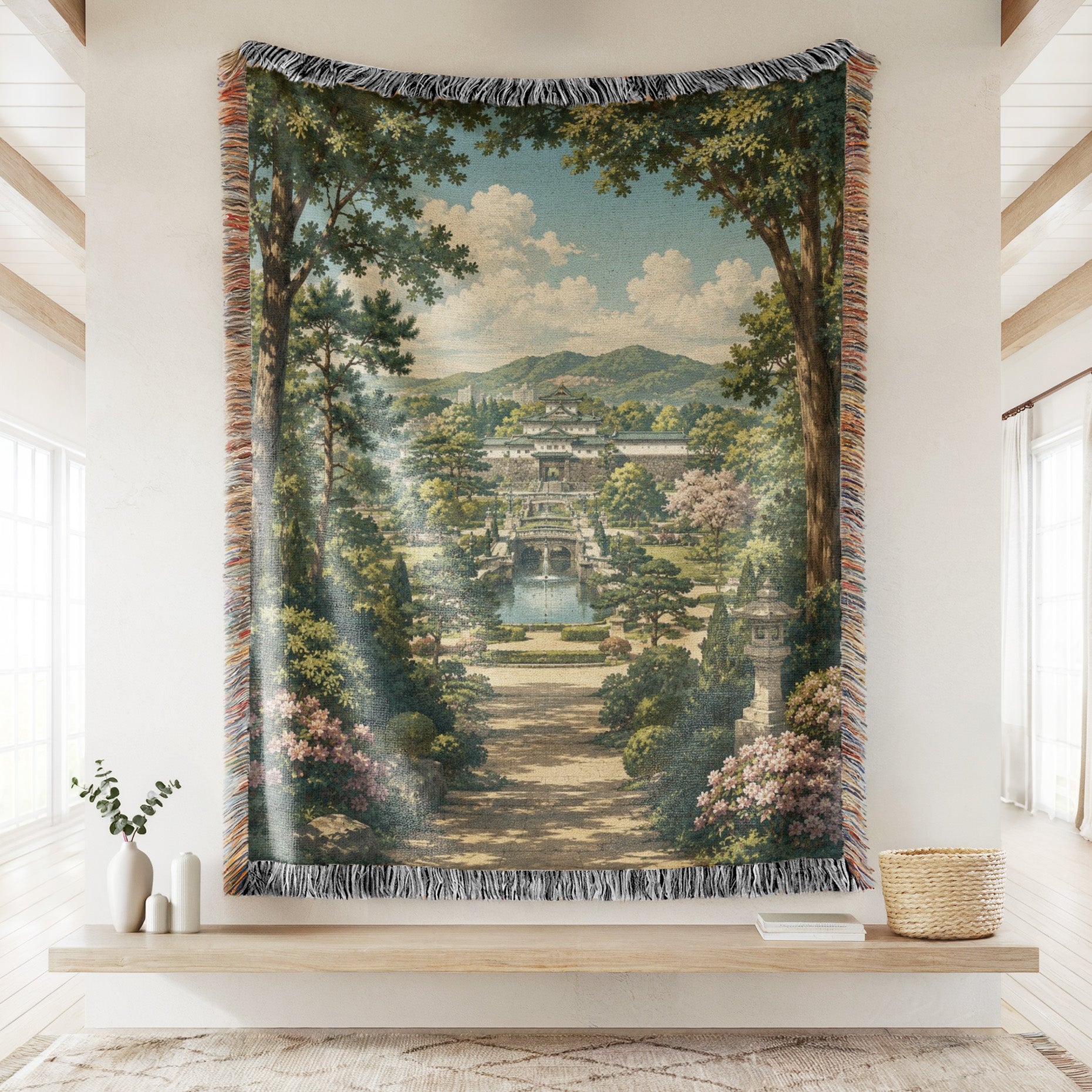 The Palace Garden Path Blanket Secondary image
