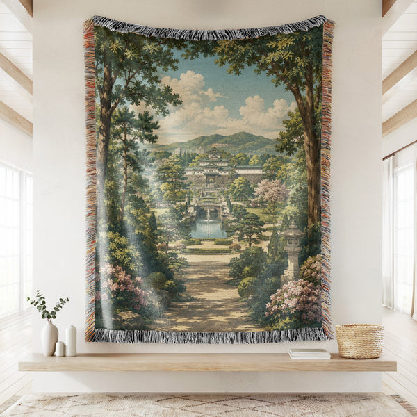 The Palace Garden Path Blanket