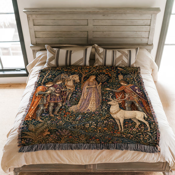 The White Stag Procession Blanket