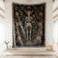 Taurus Celestial Skeleton Rose Blanket