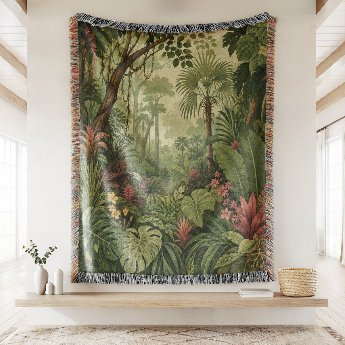 The Verdant Rainforest Blanket