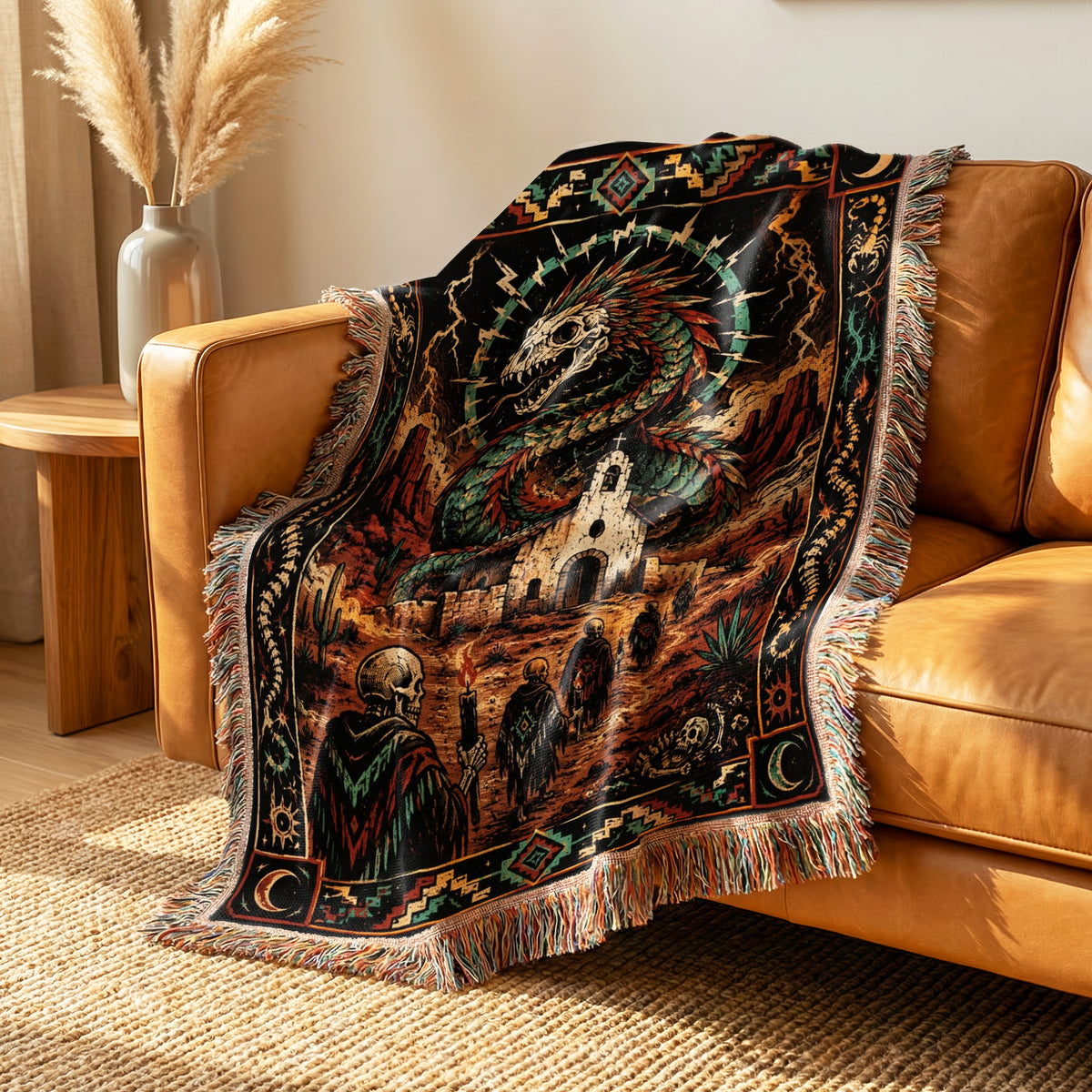 Thunder Serpent of the Desert Blanket