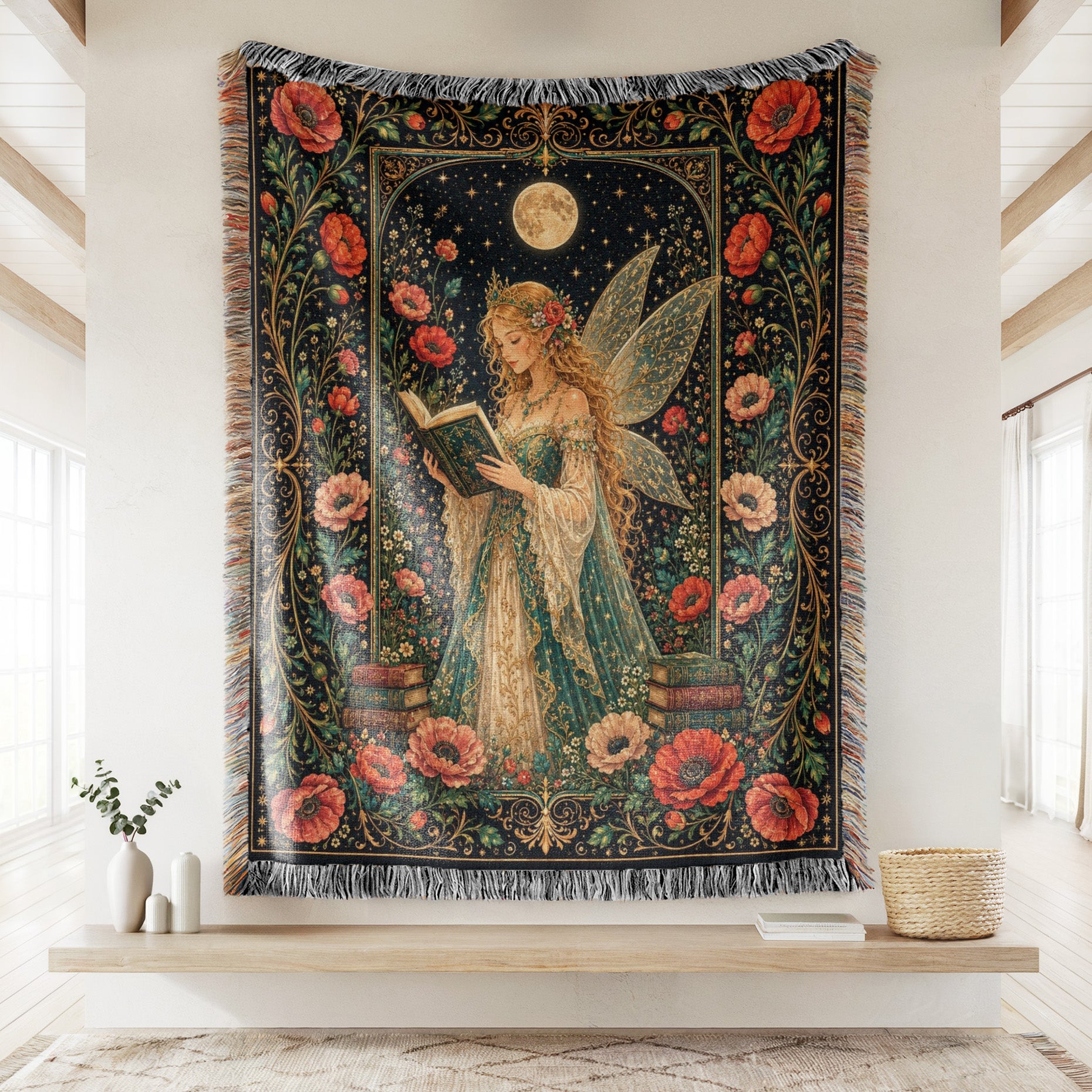 Poppy Moon Fairy Reader Blanket Secondary image