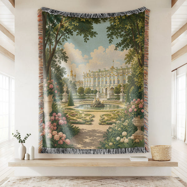 The Imperial Rose Garden Blanket