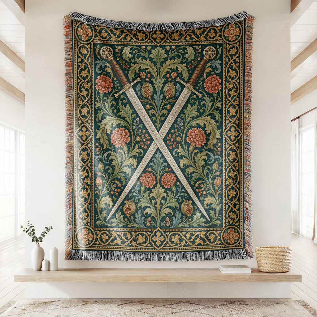 The Pomegranate Blades Blanket
