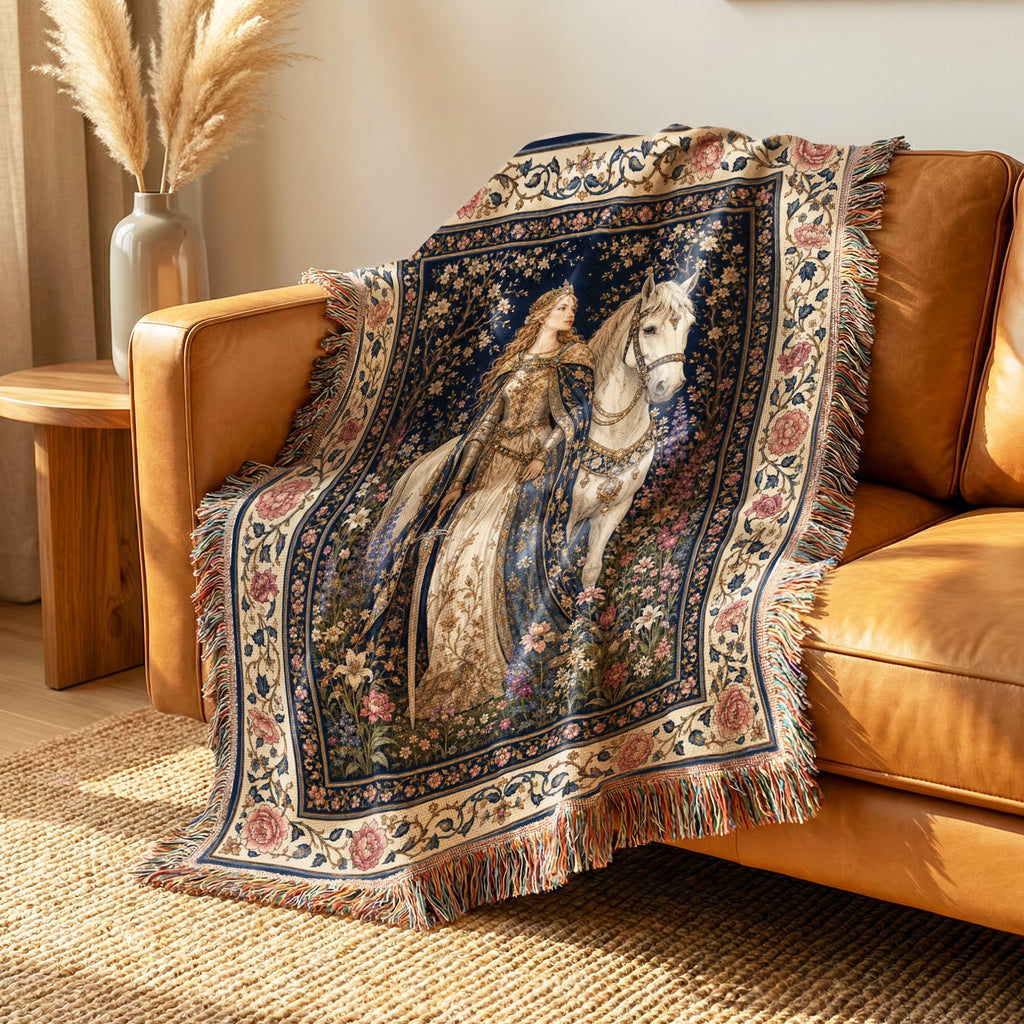 The Rose Court Lady Blanket