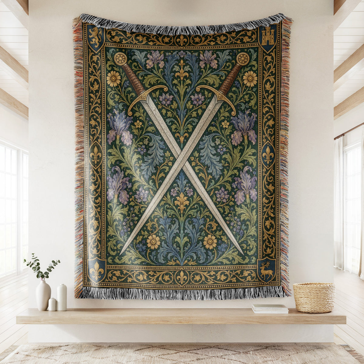 The Iris Herald Blades Blanket