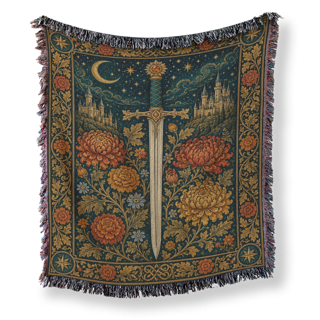 The Sunlit Castle Sword Blanket