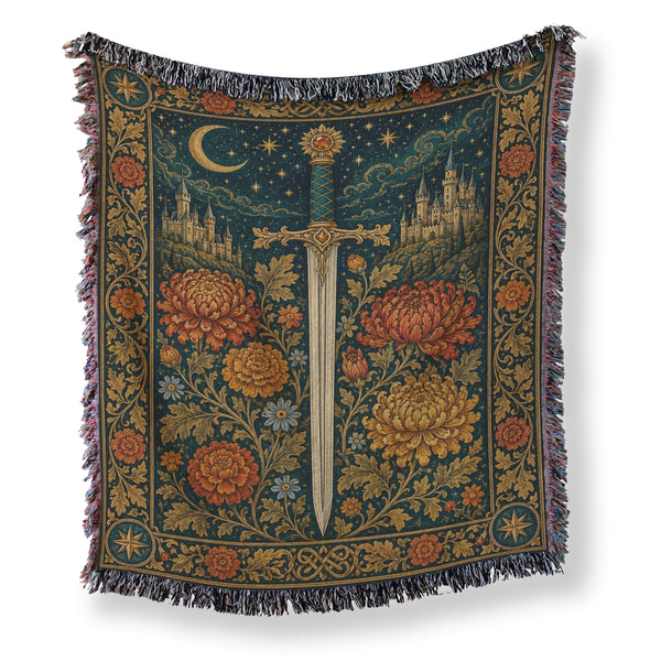 The Sunlit Castle Sword Blanket