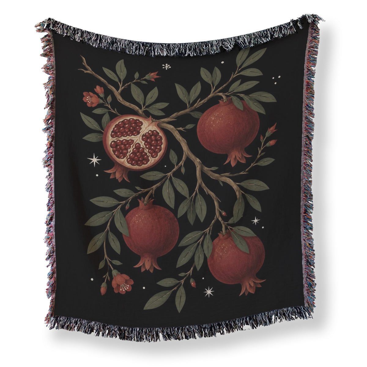 Pomegranates Under the Stars Blanket