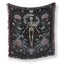 Pisces Twin Fish – Gothic Skeleton Zodiac Blanket