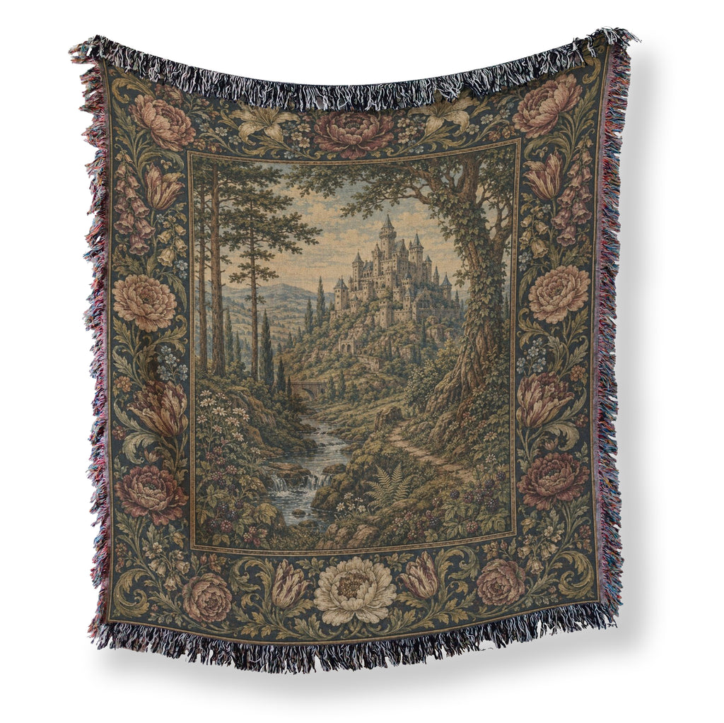 The Hidden Woodland Castle Blanket