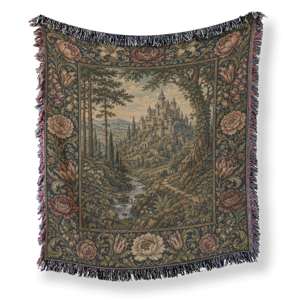 The Hidden Woodland Castle Blanket