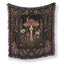 Moonlit Amanita Garden Blanket