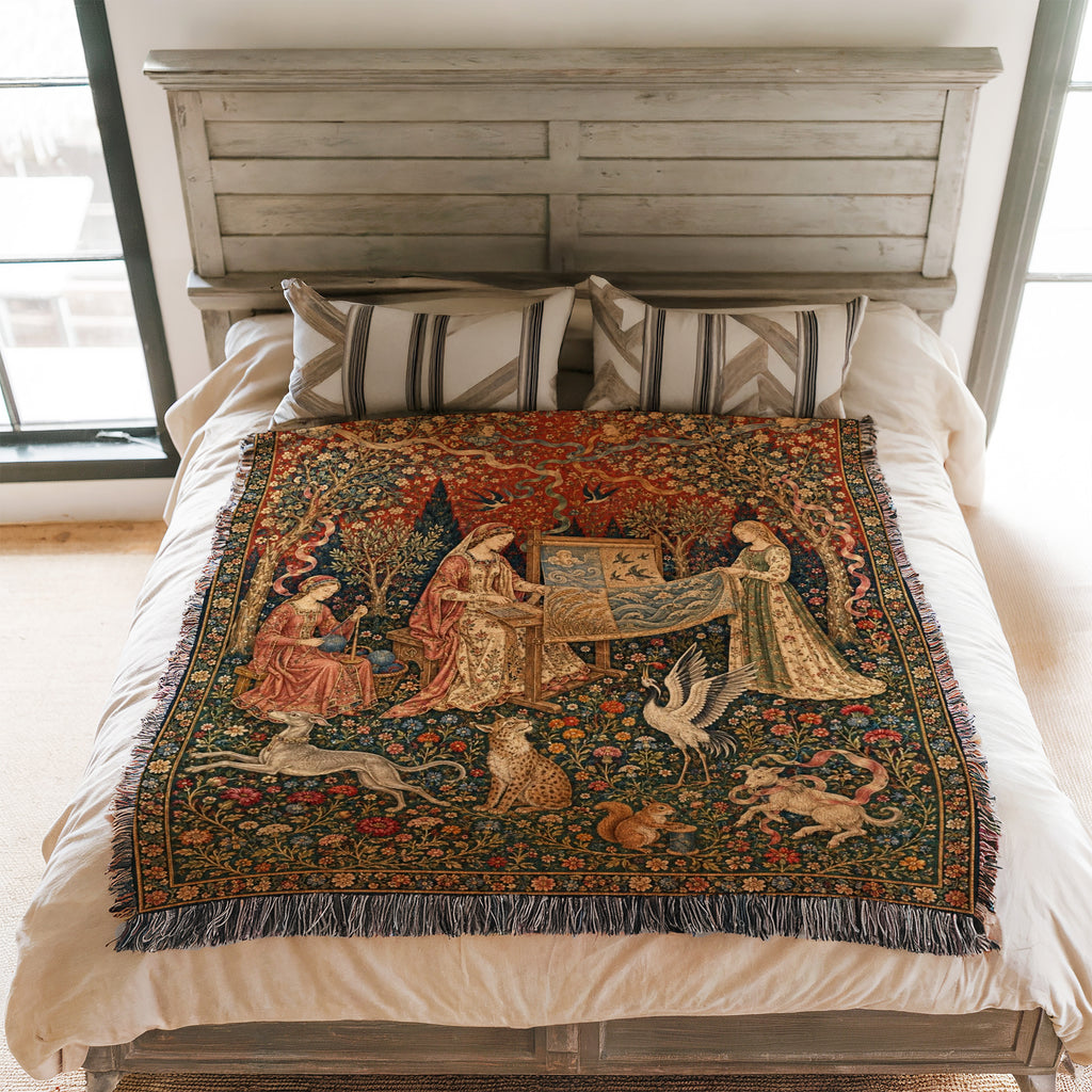 The Embroiderers’ Garden Blanket