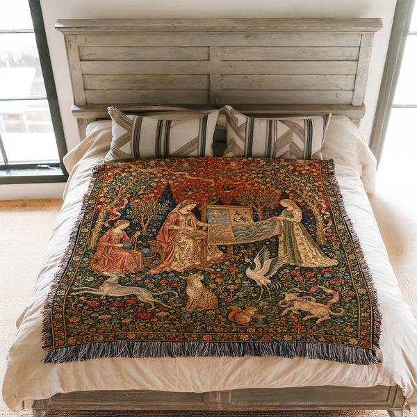 The Embroiderers’ Garden Blanket