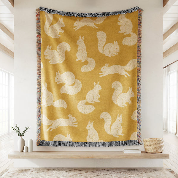 Golden Squirrel Blanket