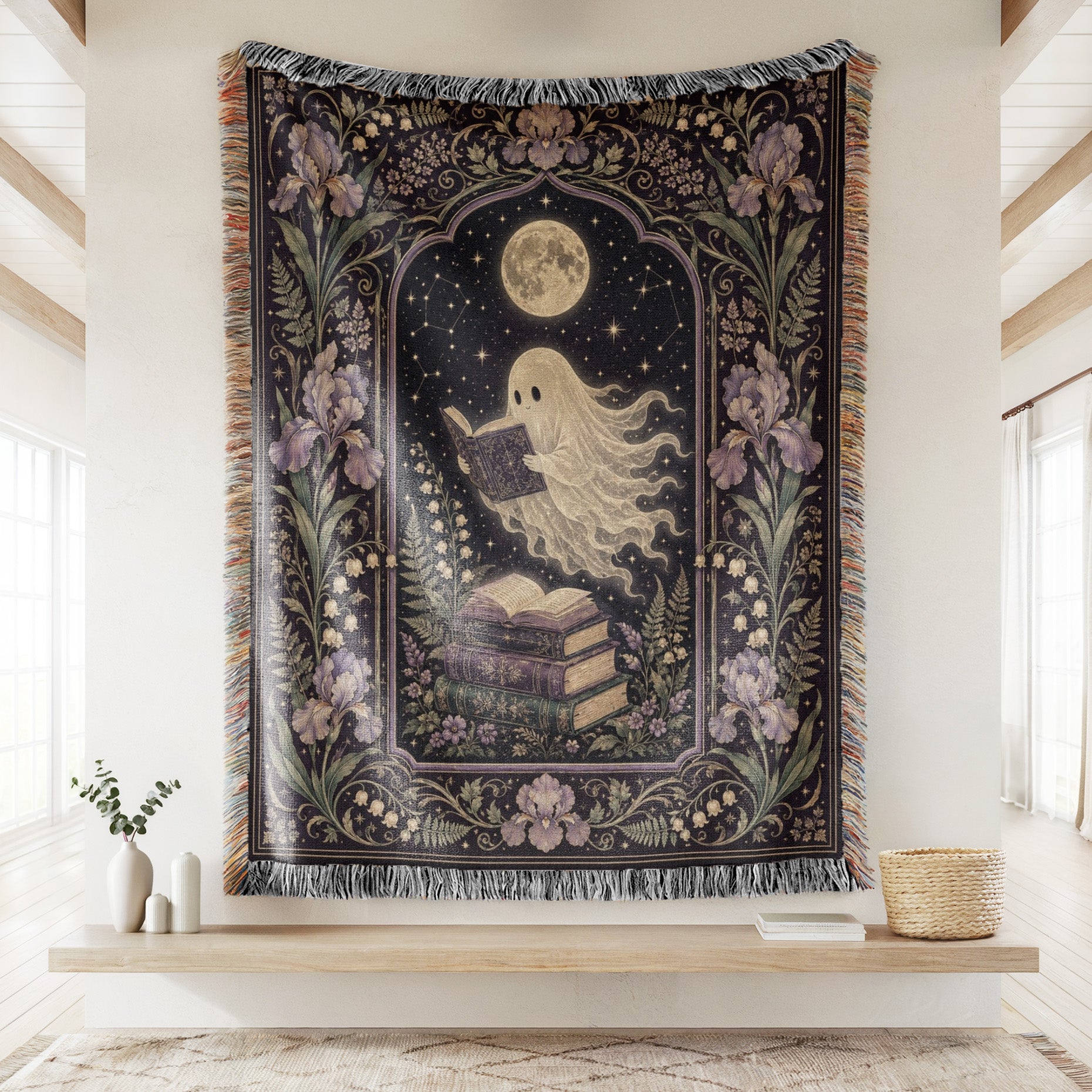 Iris Moon Ghost Reader Blanket Secondary image