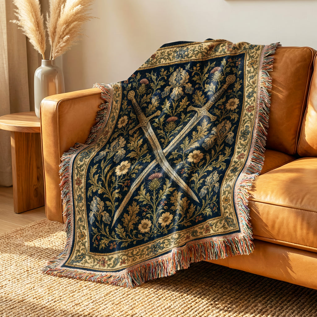 The Ivory Garden Blades Blanket