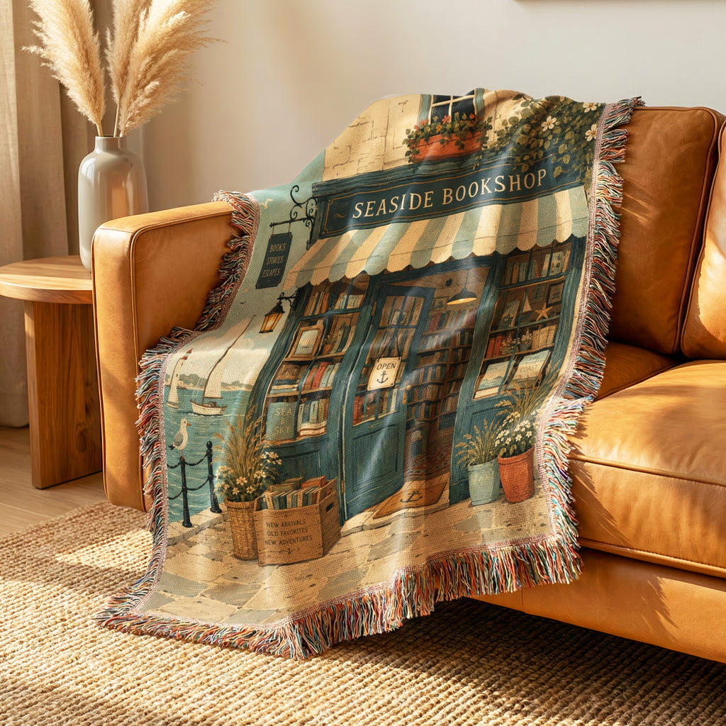 The Seaside Bookshop Blanket
