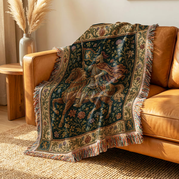 The Lion Banner Rider Blanket