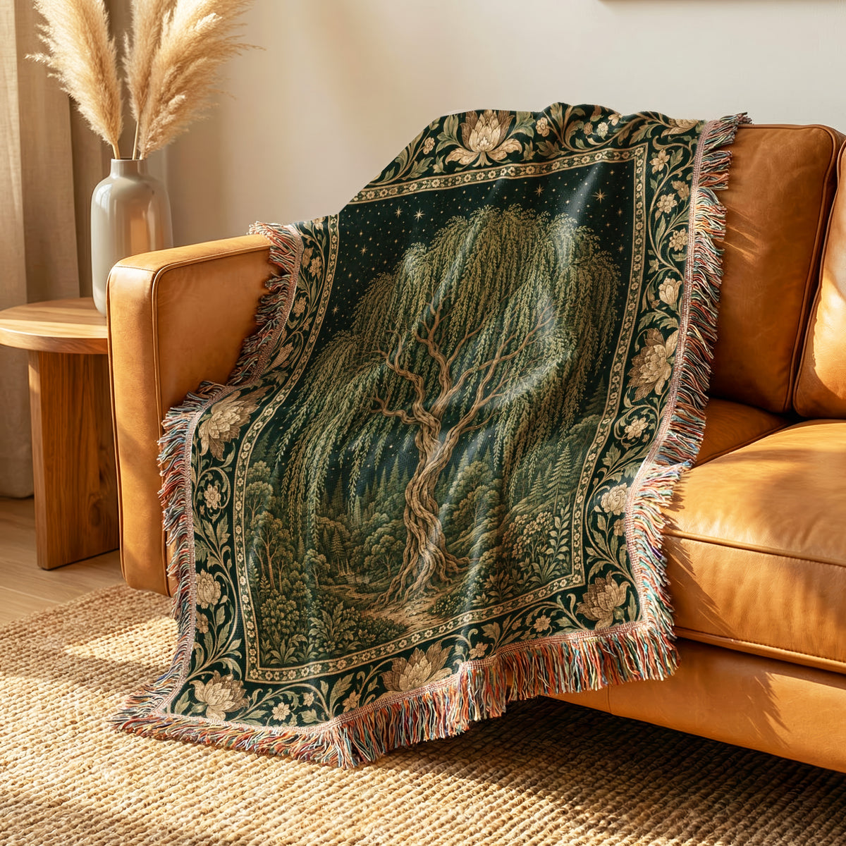 The Whispering Willow Blanket