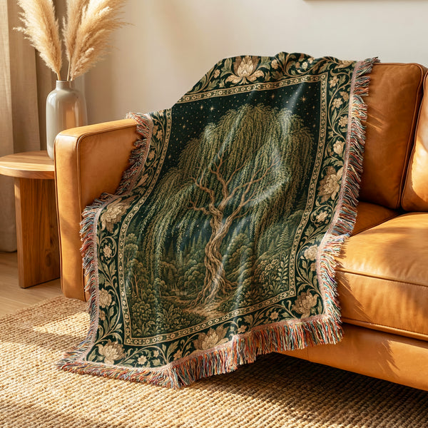 The Whispering Willow Blanket