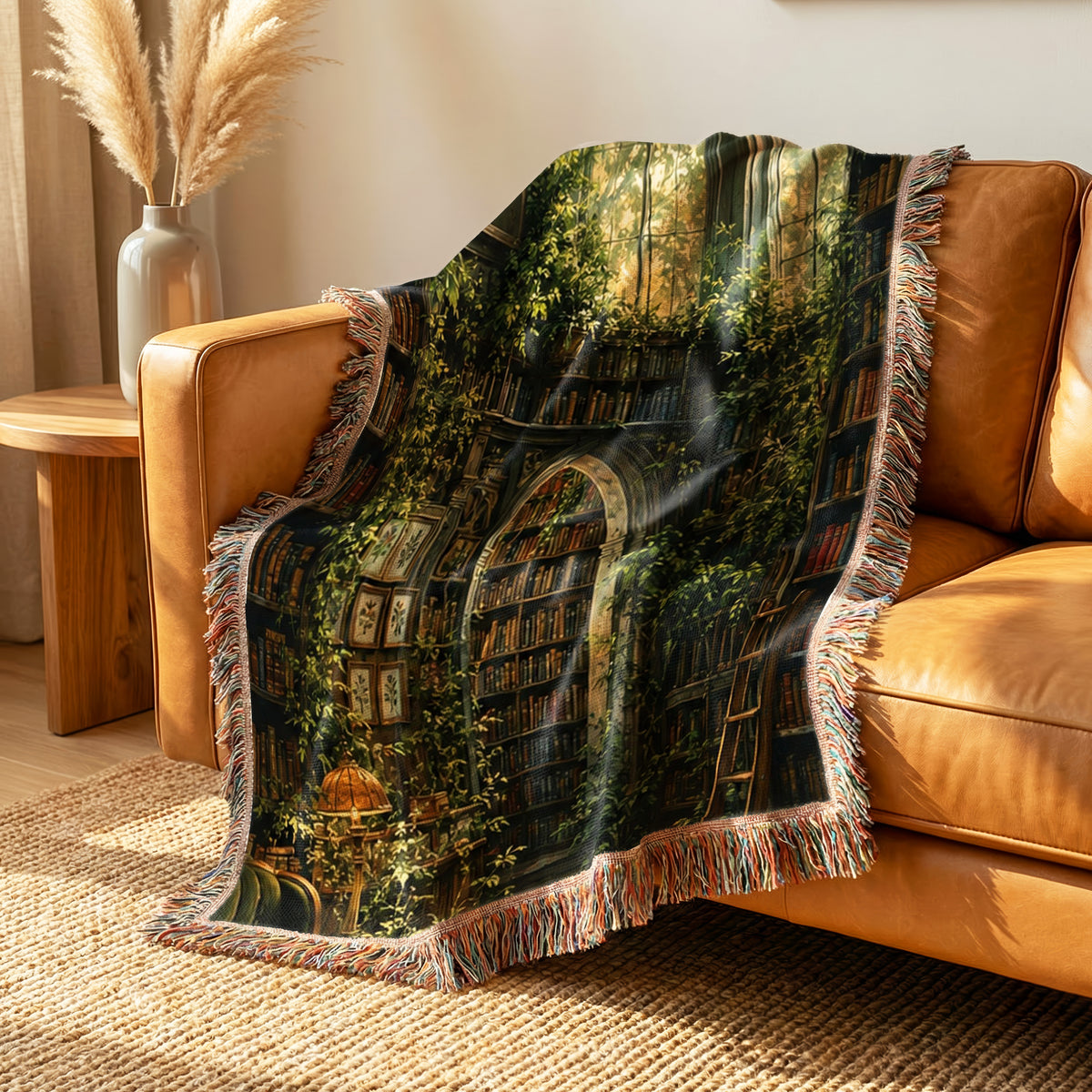 The Overgrown Library Blanket