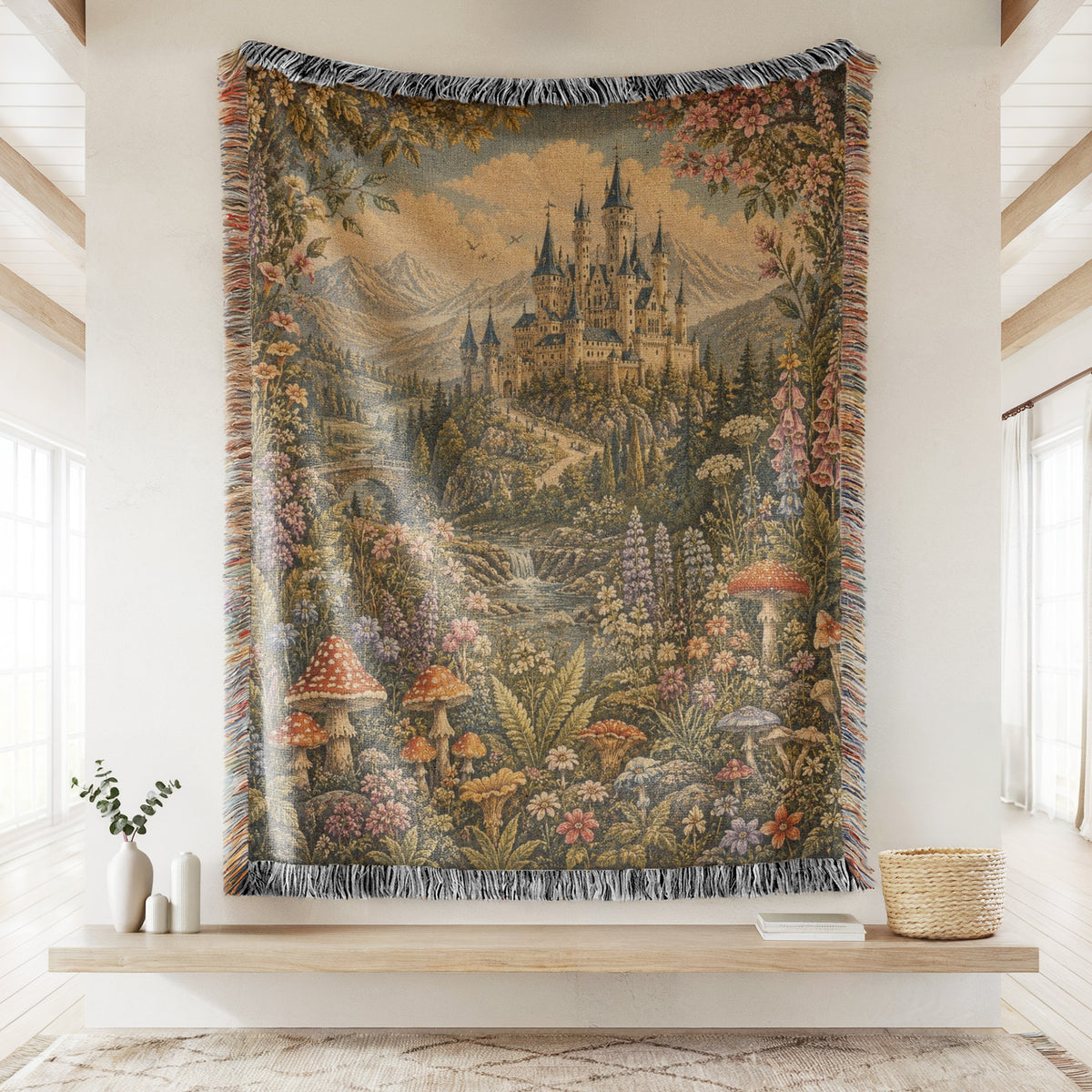 Wildflower Fairytale Castle Blanket Main image