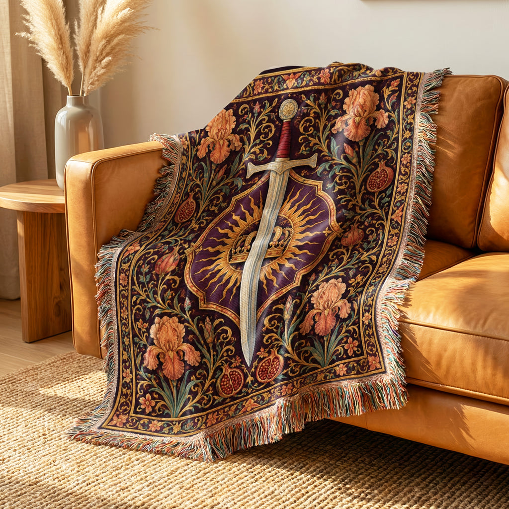 The Sun Crown Sword Blanket