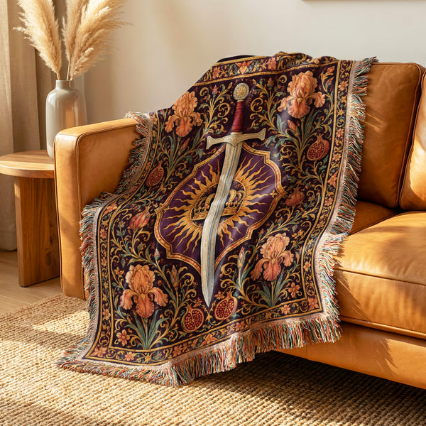 The Sun Crown Sword Blanket