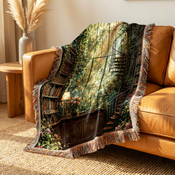 The Greenhouse Library Blanket
