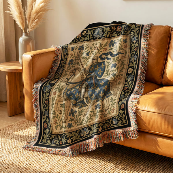The Fleur-de-Lis Knight Blanket