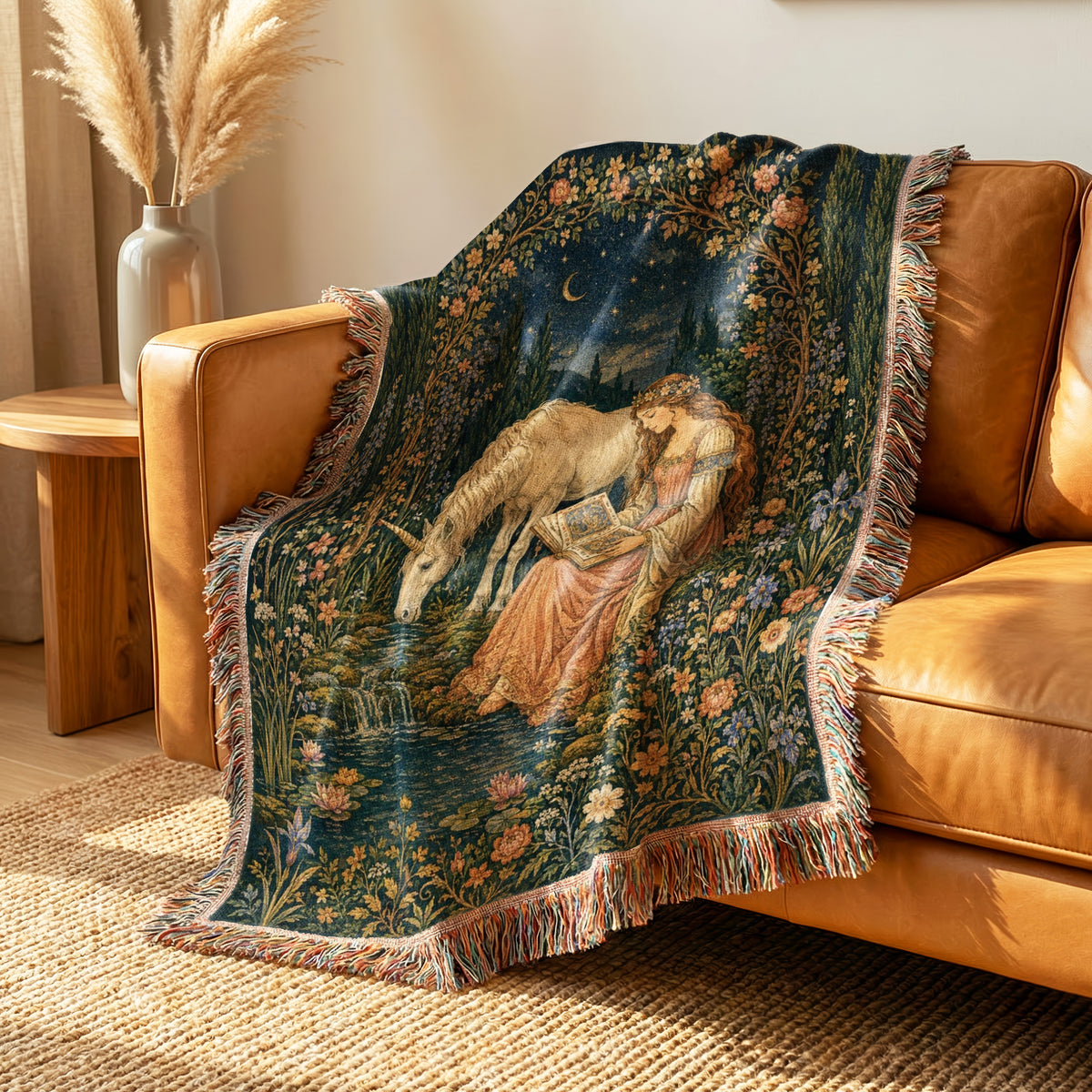The Unicorn Reader’s Garden Blanket