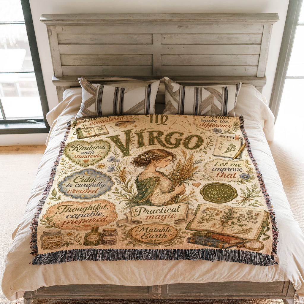 Virgo – Practical Magic Zodiac Blanket