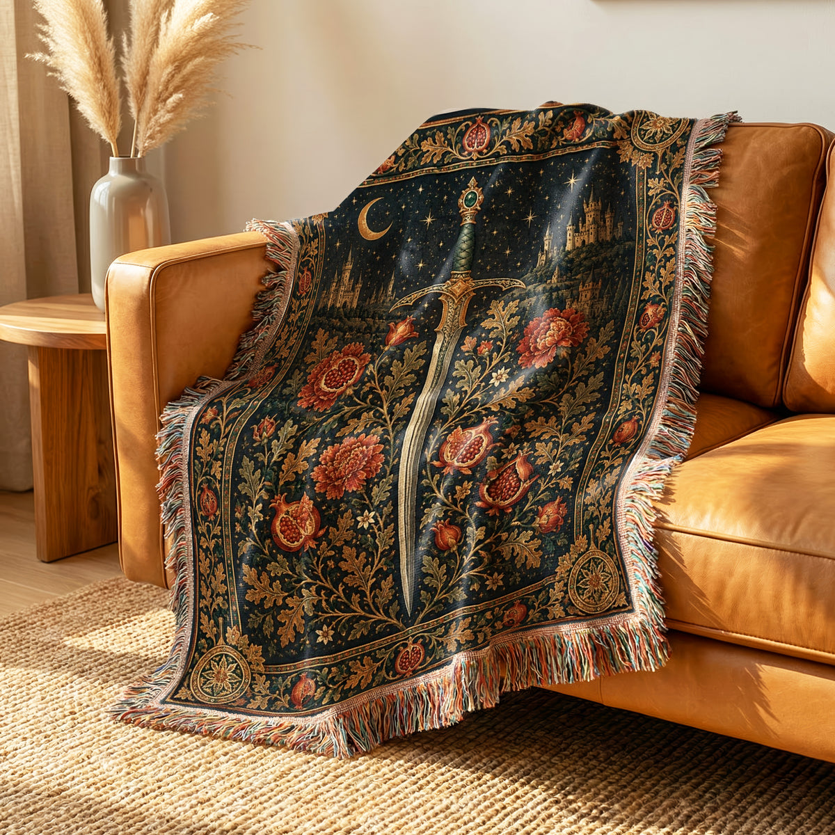 The Sword Between Two Castles Blanket
