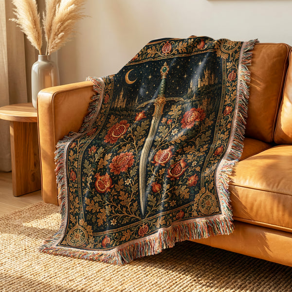 The Sword Between Two Castles Blanket