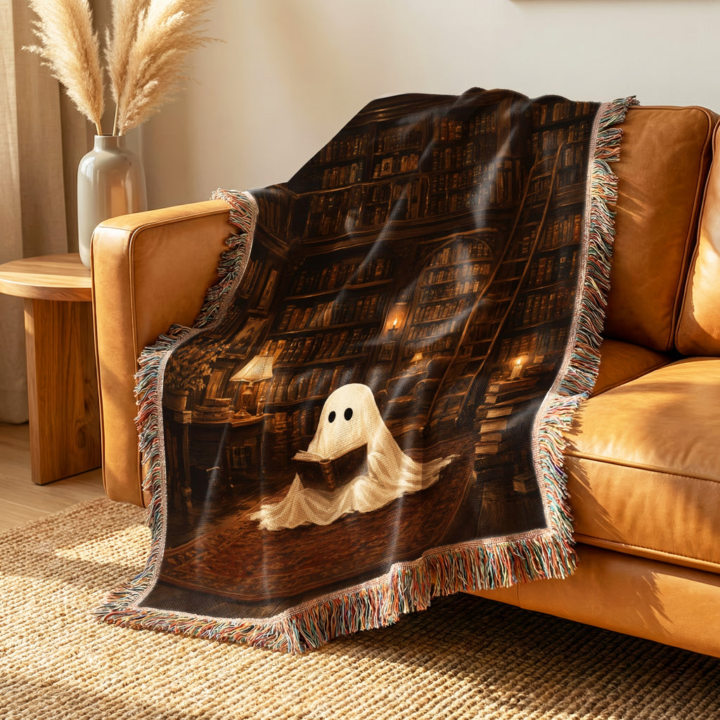 The Little Library Ghost Blanket
