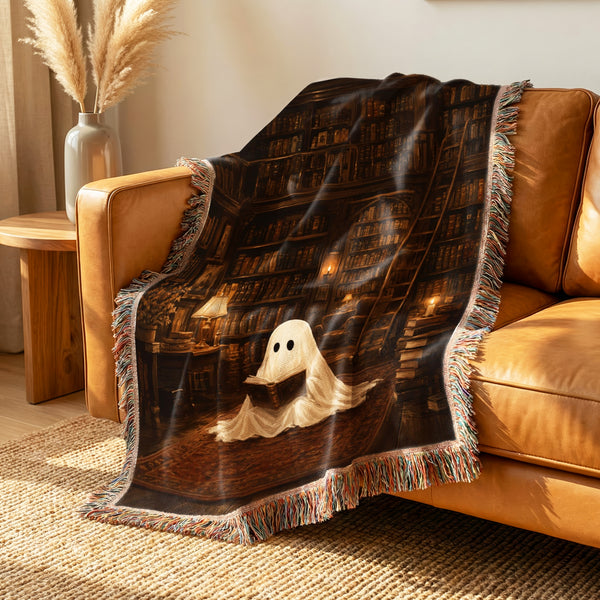 The Little Library Ghost Blanket