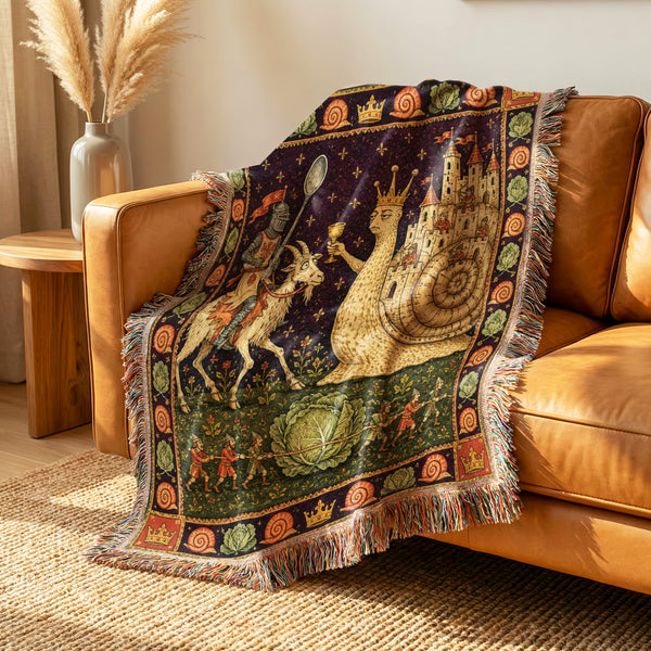 The Knight & the Royal Snail Blanket