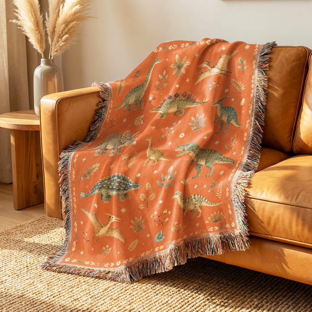 Prehistoric Friends Dinosaur Blanket