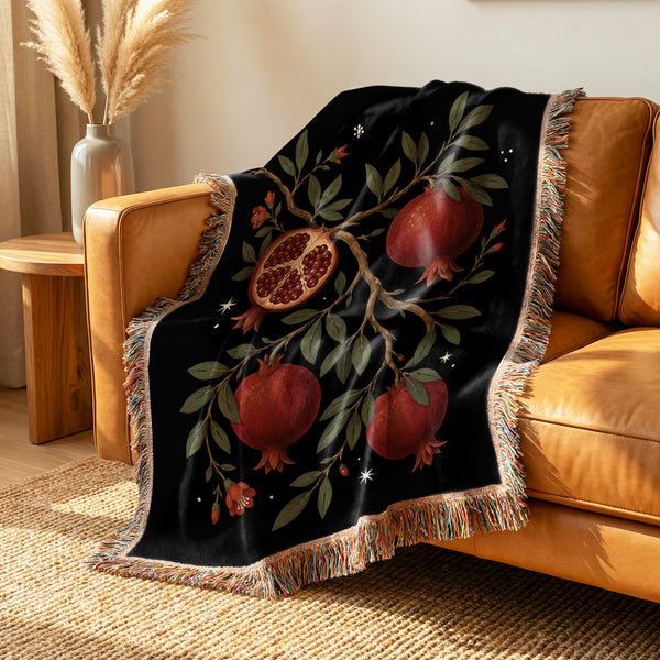 Pomegranates Under the Stars Blanket