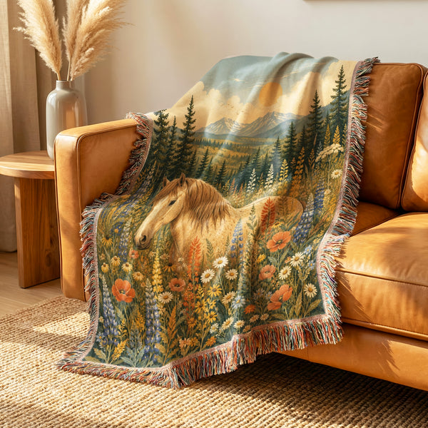 Mountain Wildflower Horse Blanket