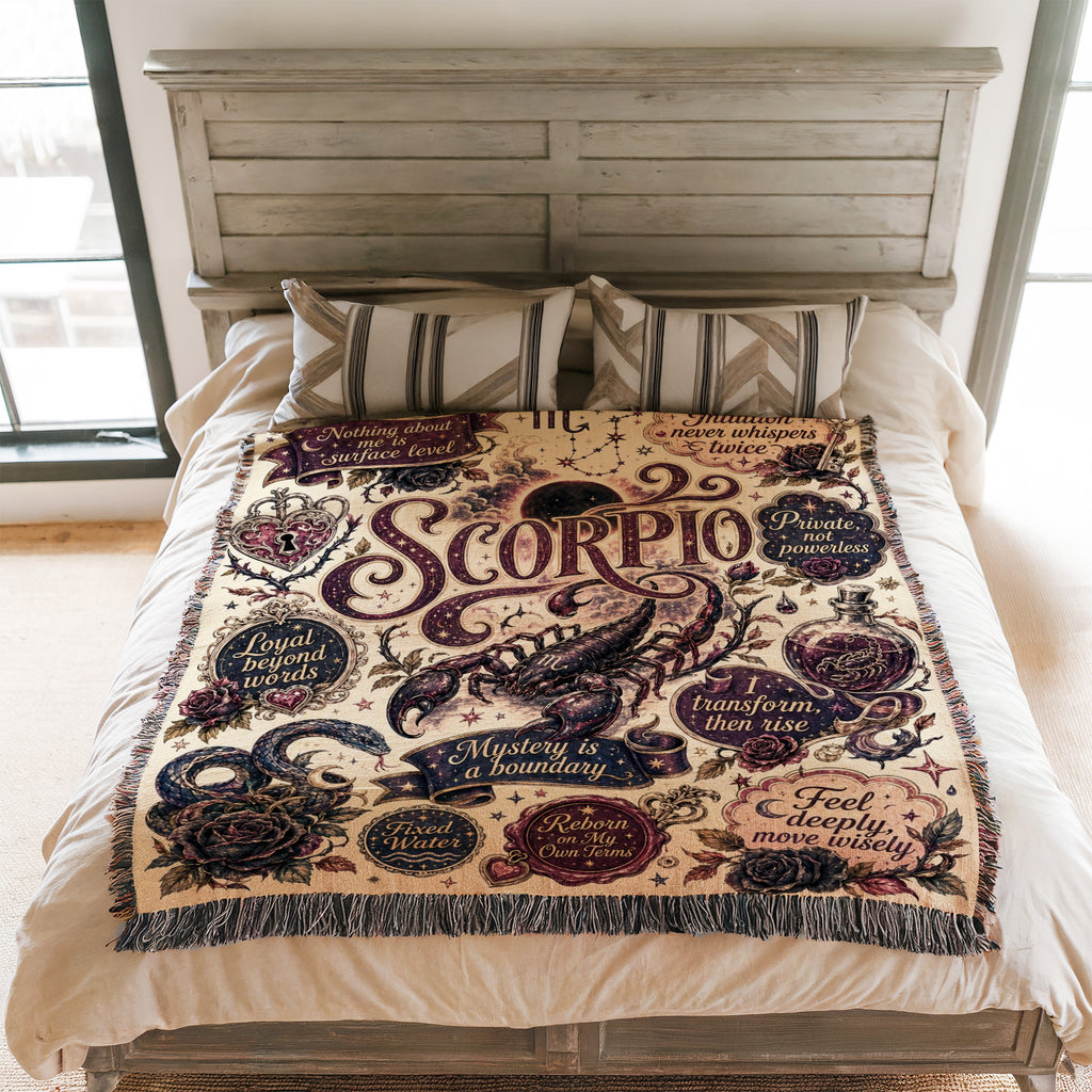 Scorpio – Velvet Mystery Zodiac Blanket