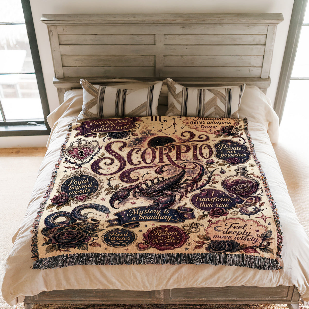 Scorpio – Velvet Mystery Zodiac Blanket