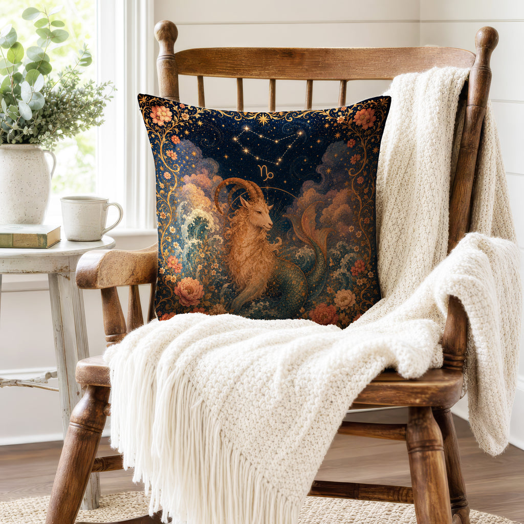 The Sea-Goat – Capricorn Zodiac Pillow