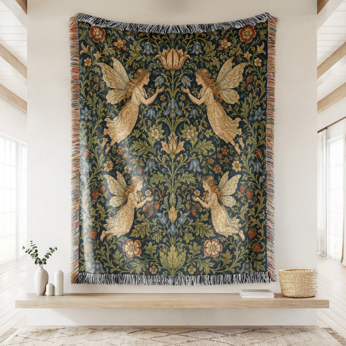 Bluebell Fairy Tapestry Blanket