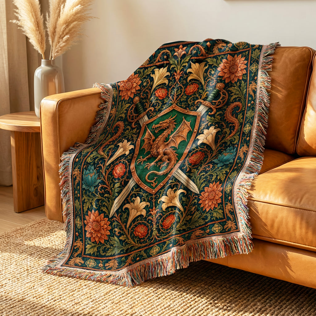 The Dragon Crest Blades Blanket