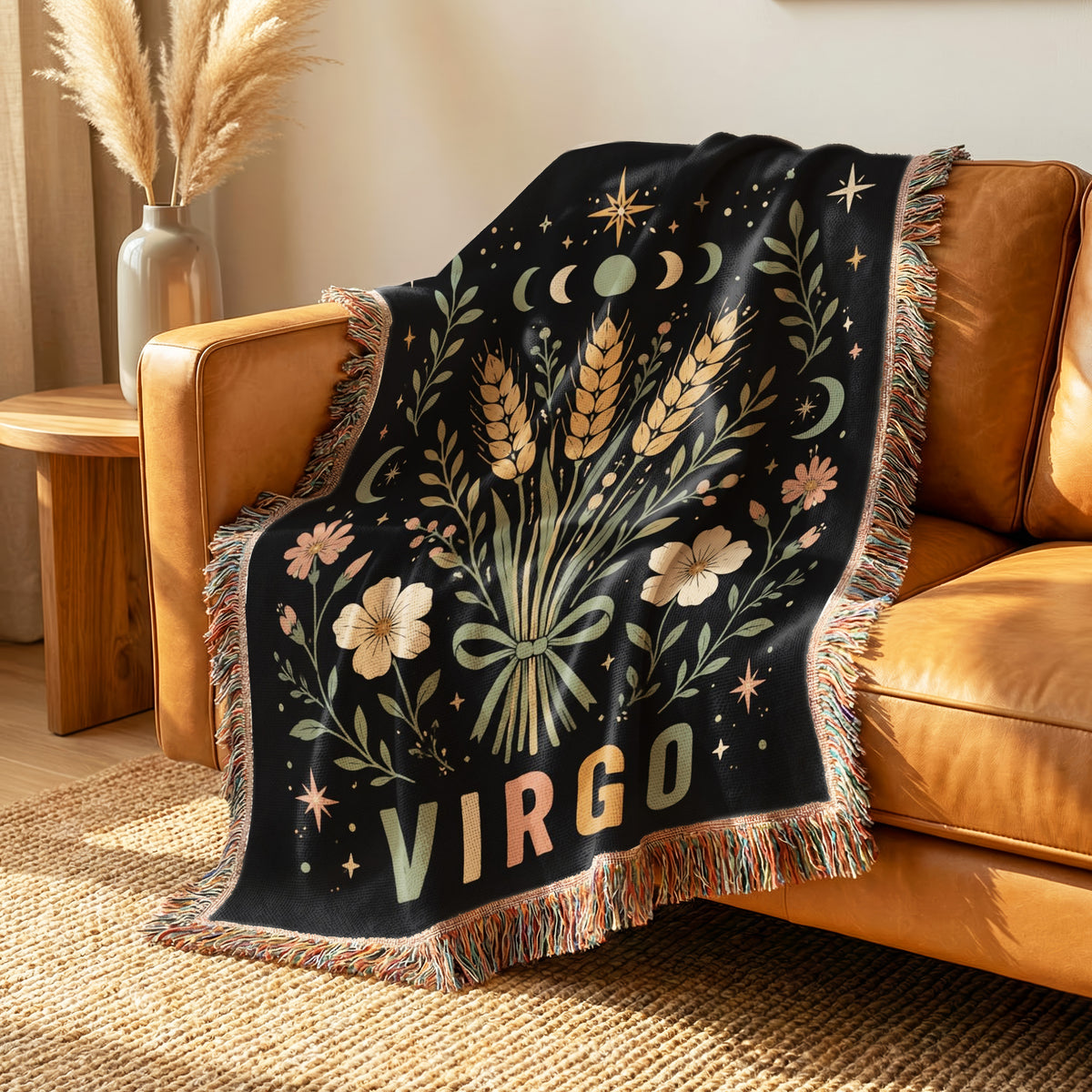 Virgo Celestial Harvest Blanket